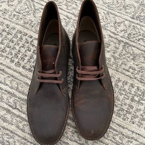 BRAND NEW!! Clarks Bushacre 2 Dark Brown Mens size 10.5 M